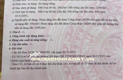 BÁN ĐẤT CHÍNH CHỦ 2400M2 TẠI TP ĐỒNG XOÀI CHỈ 16 TỶ 750 TRIỆU. LH:0977088568.