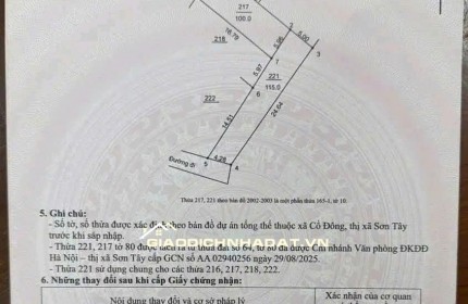 Vợ Chồng em cần tiền xây nhà nên muốn bán lô đất mới mua năm ngoái (đã có sổ).Diện tích 100m2 thổ cư đường 3 ô tô đi .Gần  trường Đại học FPT và khu