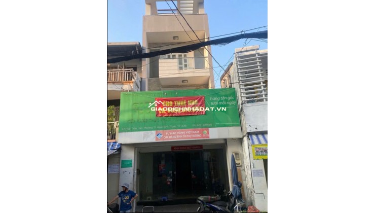 Cho thuê nhà MT 3 lầu 112 Phan Văn Hân P17 Bình Thạnh tiện kinh doanh