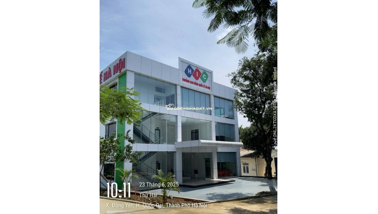 Bán mảnh đất( 8x15 )120m2 full thổ cư. xã Phú Cát Hà Nội,Cách ql21 150m, cạnh trường đại học công nghệ