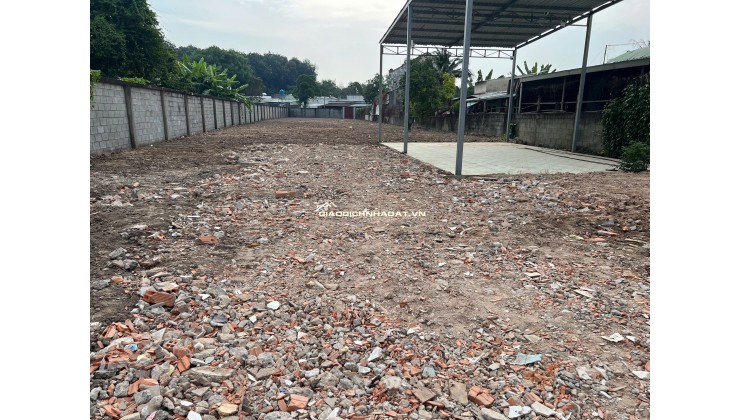 BÁN ĐẤT MT ĐƯỜNG BẦU GIÃ, CỦ CHI - DT 1.529,4M2 - SHR - 17TR/M2. LH:0988333006.