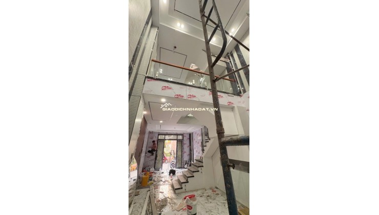 BÁN NHÀ 4 TẦNG FULL NỘI THẤT, BÌNH TÂN, HẺM 6M, GẦN TỈNH LỘ 10, 50,6 M² (4,25X12), 5.X TỶ