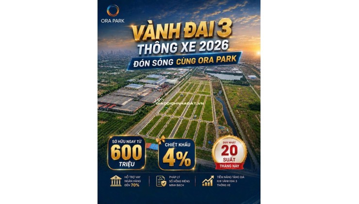 ĐẤT NỀN SỔ HỒNG RIÊNG LIỀN KỀ VINHOMES HÓC MÔN | GIÁ CHỈ 18TR/M²