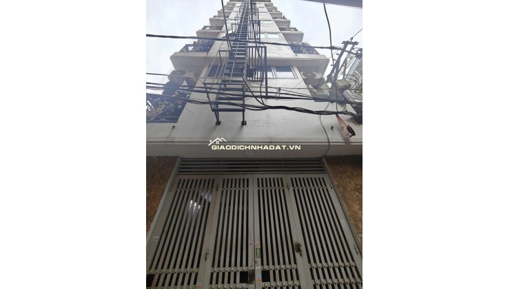 BÁN TÒA CHDV LÔ GÓC TÂN TRIỀU 75M2 8 TẦNG THANG MÁY - DÒNG TIỀN 110TR/THÁNG - GIÁ 22 TỶ
