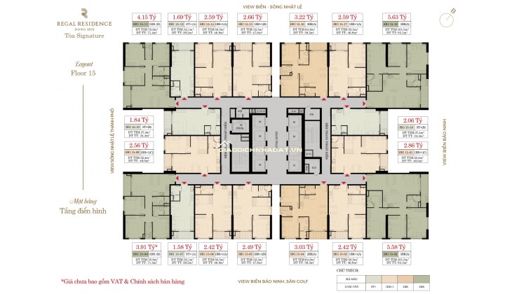 CHUYỂN NHƯỢNG CĂN HỘ STUDIO – REGAL RESIDENCE (TÒA SIGNATURE)