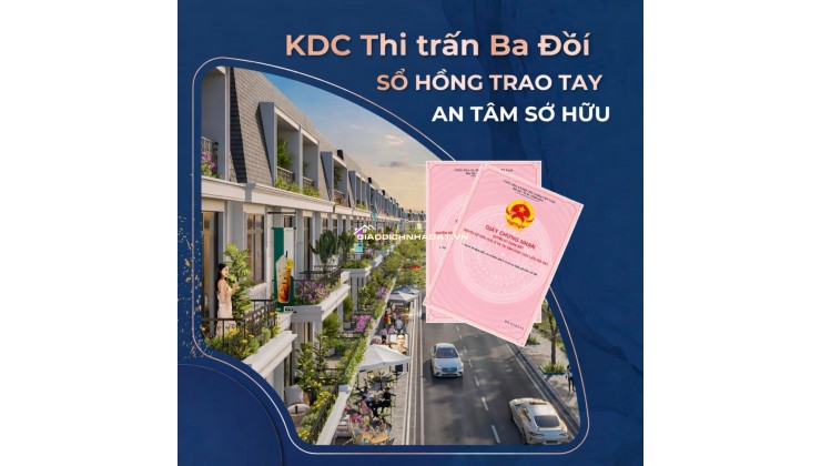 CHỈ TỪ 370TR SỞ HỮU ĐẤT FULL THỔ CƯ BA HÀNG ĐỒI – SỔ RIÊNG – GẦN KCN – DÒNG TIỀN TỐT