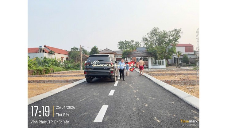 CHỈ NHỈNH 1 TỶ - SỞ HỮU ĐẤT NỀN PHÂN LÔ ĐẸP TẠI TP. PHÚC YÊN