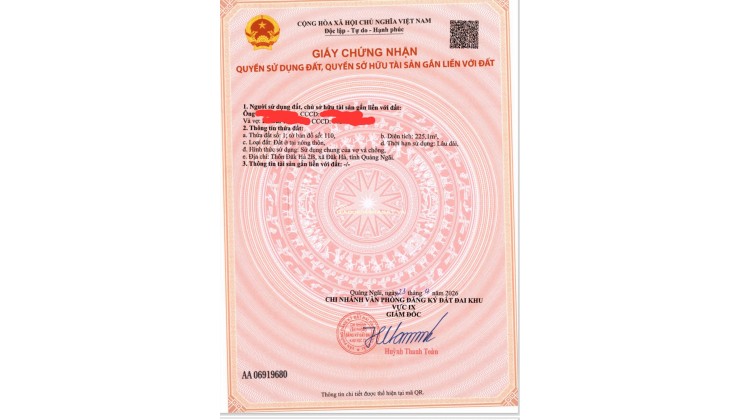 Ngay mặt tiền **Tô Hiến Thành, Đăk Hà, TP. Kon Tum** đây cả nhà ơi!