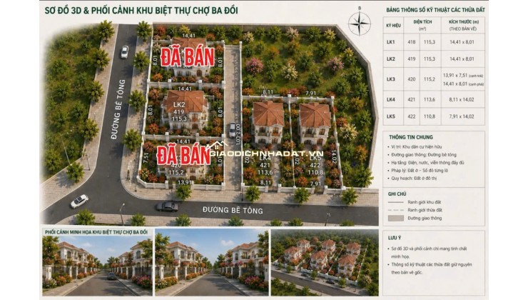 4,2TR/M² – MẶT TIỀN 8M – ĐẤT Ở ĐÔ THỊ SỔ ĐỎ SẴN