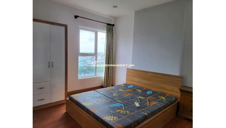 Chung cư Satra, Phan Đăng Lưu, PN: 90m2, 2p ngủ, NTCB, 15tr/tháng