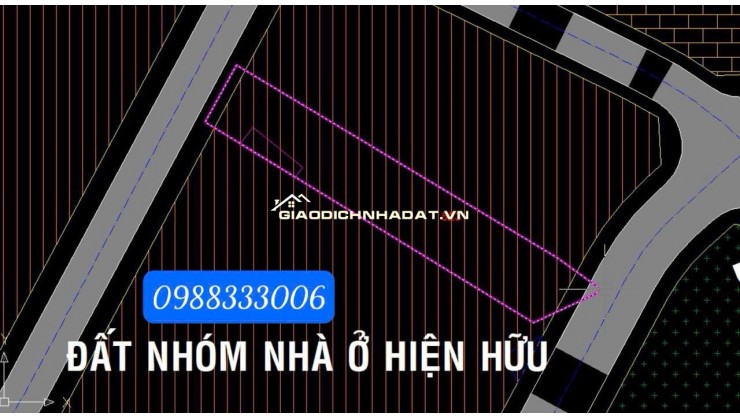 BÁN ĐẤT MT ĐƯỜNG BẦU GIÃ, CỦ CHI - DT 1.529,4M2 - SHR - 17TR/M2. LH:0988333006.