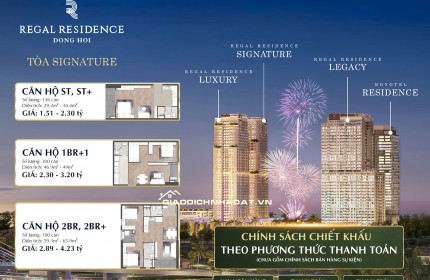 CHUYỂN NHƯỢNG CĂN HỘ STUDIO – REGAL RESIDENCE (TÒA SIGNATURE)