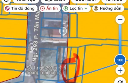 BÁN NHÀ TẠI 1B NGÕ 260 TÂN MAI, HOÀNG MAI, HÀ NỘI 27M2 SỔ ĐỎ CHỈ 7,65 TỶ. LH:0912183237.