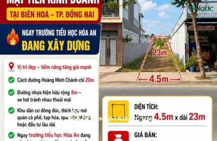 BÁN ĐẤT MẶT TIỀN KINH DOANH – TẠI BIÊN HOÀ TP. ĐỒNG NAI. LH:0792881789.