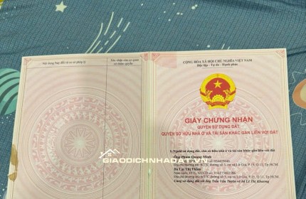BÁN NHÀ CẤP 4 TẠI HUYỆN CÔN ĐẢO, DT 360.9 M2 - SHR - CHỈ 50TR/M2. LH:0908393271.