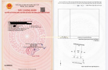 BÁN ĐẤT TP HUẾ, DT 252,6M2 THỔ CƯ, SHR CHỈ 26TR/M2. LH:0773465789
