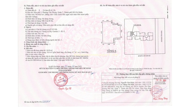 CĂN HỘ SKY GARDEN 3 – PHÚ MỸ HƯNG – 2PN2WC – CHỈ 4.3TỶ. LH:0775532337