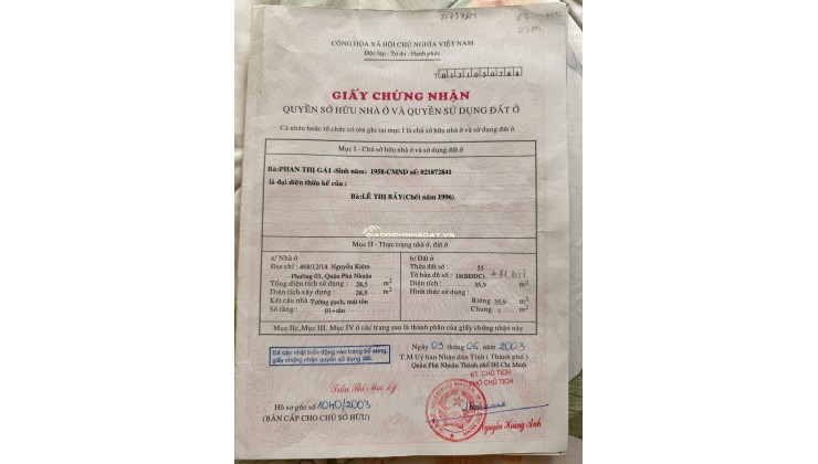 PHÚ NHUẬN – NHÀ ĐẸP FULL NỘI THẤT, HẺM XE HƠI 5M, CHỈ 6.25 TỶ. LH:0775532337.