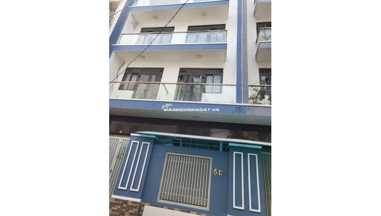 Cho thuê nhà hẻm xe tải 3 lầu 1 sân thượng 61/1 Thăng Long Tân Bình (cũ )