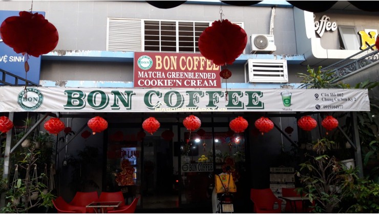 Bán căn hộ tầng trệt 7 x 11 CC Sơn Kỳ 2 đang kinh doanh Cafe