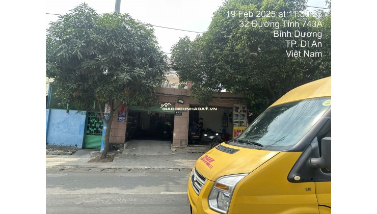 BÁN ĐẤT DĨ AN HCM, DT640M2, CÓ SẴN NHÀ, PHÒNG TRỌ VÀ KIOT, SỔ ĐỎ 70TR/M2. LH:0909808620 HOẶC 0888883358