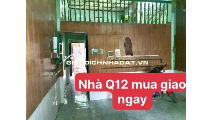 Nhà bán SHR chính chủ hẻm 971/3A An Phú Đông Q12, sát Gò Vấp