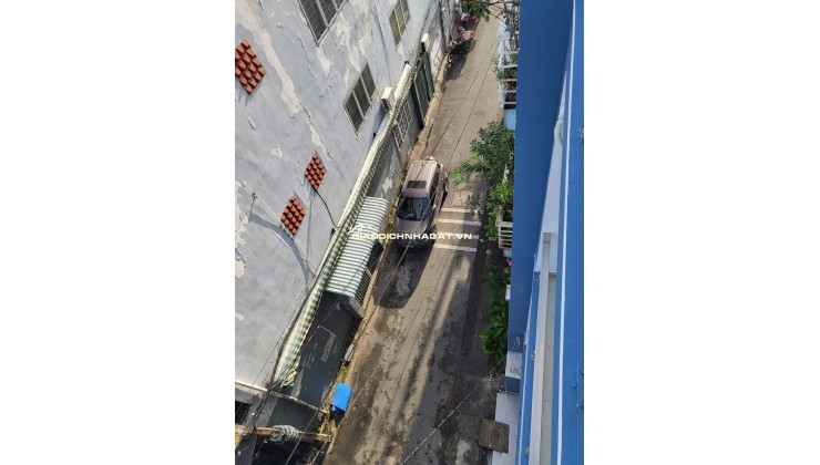 Cho thuê nhà hẻm xe tải 3 lầu 1 sân thượng 61/1 Thăng Long Tân Bình (cũ )