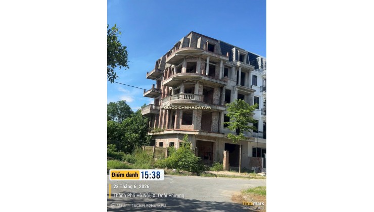 Lô góc 2 mặt tiền BIỆT THỰ LIỀN KỀ THIÊN MÃ (KĐT HOÀ LẠC Premier Residence) – LÔ GÓC VIEW VƯỜN HOA HIẾM CÓ 
