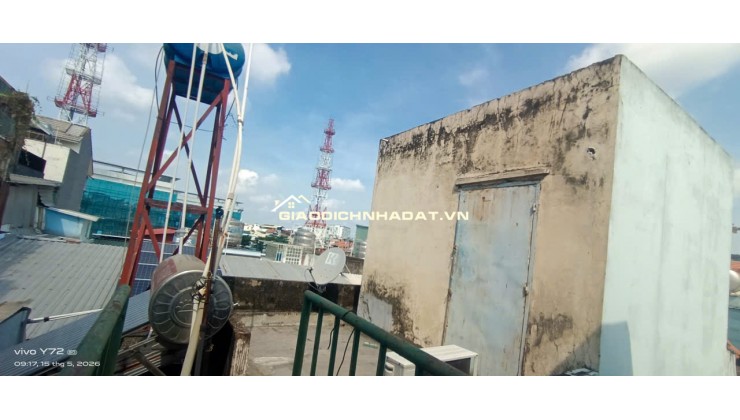 TÂN BÌNH – NHÀ ĐẤT 100M² NGANG 5M – GIÁ 15 TỶ. LH:0908299768.