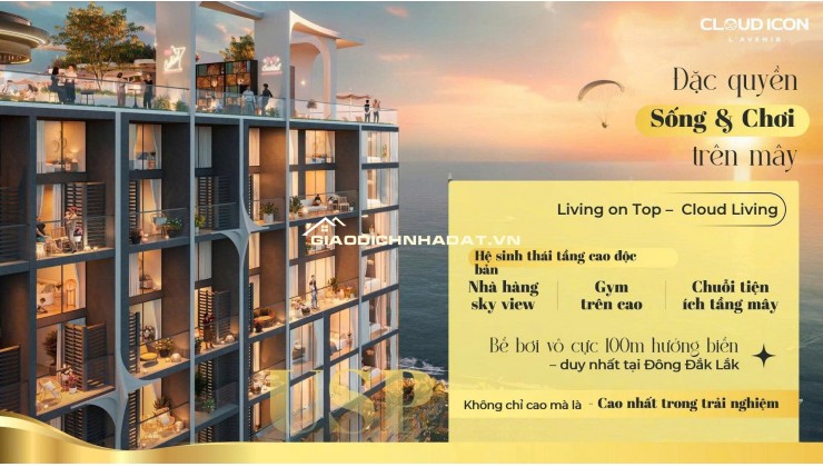 Sở hữu View triệu đô tầng 29 căn hộ biển-biểu tượng mới nhất bên bờ biển Đắk Lắk,giá siêu sốc