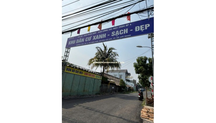 CẦN BÁN GẤP ĐẤT XÃ HOÀ PHÚ HUYỆN CỦ CHI, XDTD, HOÀN CÔNG ĐẦY ĐỦ. LH:0933925592