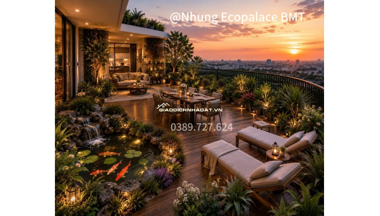 Ra mắt căn hộ sân vườn tại dự án Ecopalace BMT - vị trí đẹp - giá trị đẳng cấp