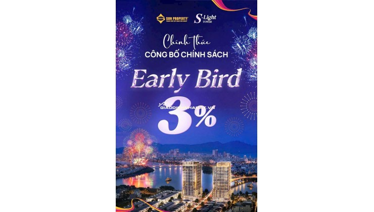 S-Light Tower Sun Group Đà Nẵng | Booking sớm – Ưu đãi Early Bird 3%