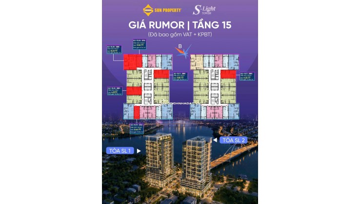 S-Light Tower Sun Group Đà Nẵng | Booking sớm – Ưu đãi Early Bird 3%