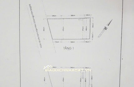 Bán nhà Mặt tiền đường Nguyễn Phúc Nguyên Q3 1 trệt 1 gác suốt