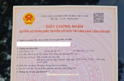 BÁN ĐẤT THỔ CƯ BÌNH LONG – BÌNH PHƯỚC