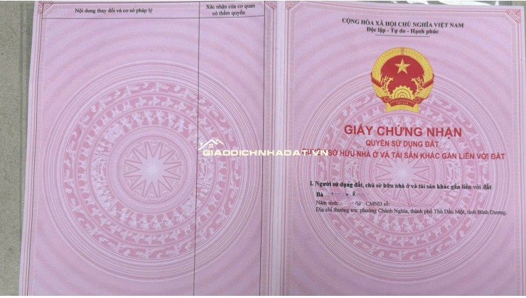 ĐẤT VỊ TRÍ SIÊU ĐẸP CHÁNH NGHĨA CENTER – 