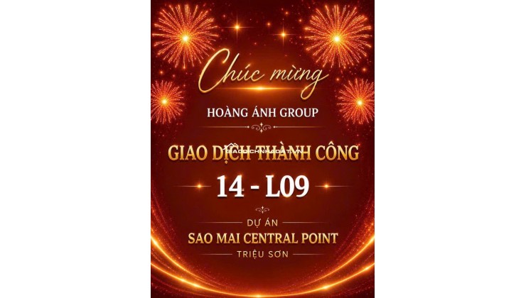 BÁN ĐẤT NỀN SAO MAI TRIỆU SƠN . LH:0829102989.....