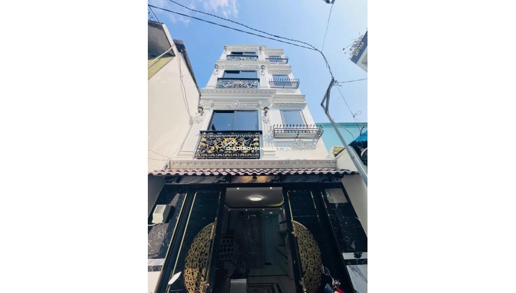 BÁN NHÀ NGAY CÔNG VIÊN GIA ĐỊNH – 33MV 5 TẦNG FULL NỘI THẤT 6,9 TỶ. LH:0908120770