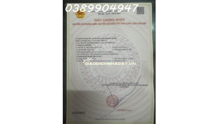 Bán nhà mặt tiền phường Phước Hoà dt 145m2 ngang 8m, có dòng tiền, giá 16,5 tỷ - Lh 086 7987 696