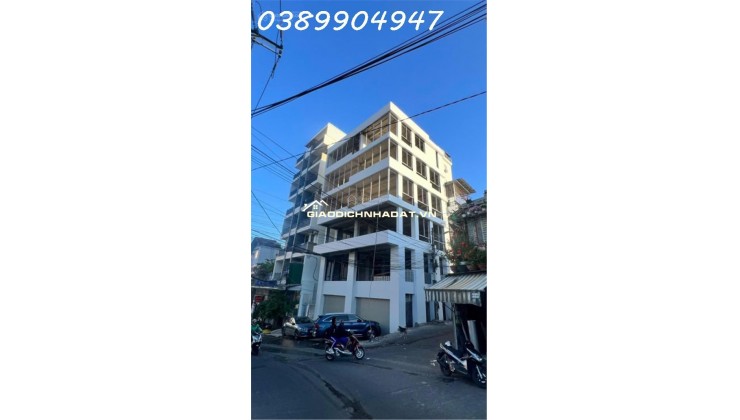 Toà căn hộ 7 tầng bên hông chung cư Vĩnh Phước, sát đường 2/4: 50m. Giá: 20 tỷ