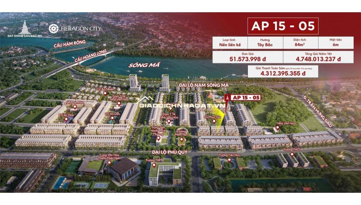 HERAGON CITY – NAM NGẠN. GIÁ ĐỢT 1. ĐẤT NỘI ĐÔ CUỐI CÙNG.