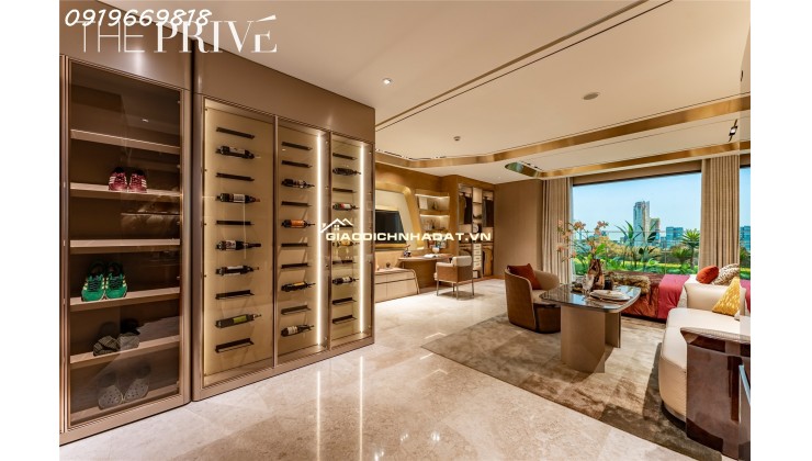 The Prive căn hộ hạng sang ba mặt giáp sông  trung tâm quận 2 chỉ 10% ký hợp đồng mua bán căn 1 phòng ngủ duy nhất