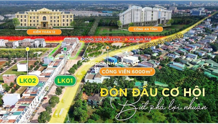 Nhà phố mặt tiền đường Hà Huy Tập tại khu đô thị ÂN PHÚ