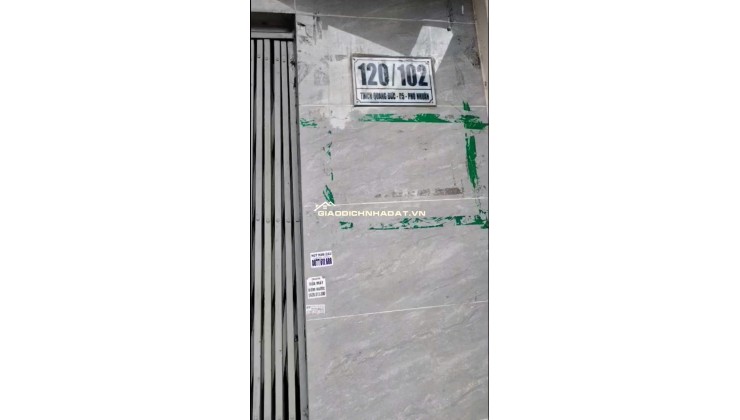 CHO THUÊ NHÀ NGUYÊN CĂN 1 LẦU MT ĐƯỜNG RAY XE LỬA PHÚ NHUẬN LH:0707569412