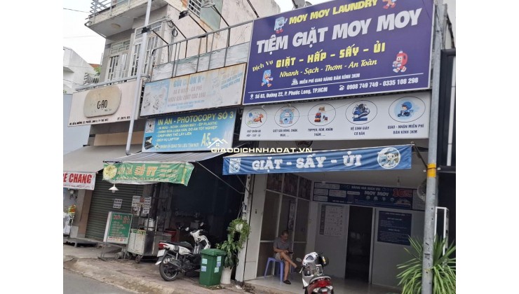 MẶT TIỀN ĐƯỜNG 22 – PHƯỚC LONG B – NGANG KHỦNG 8M – 9.8 TỶ - DÒNG TIỀN 18 TRIỆU/THÁNG