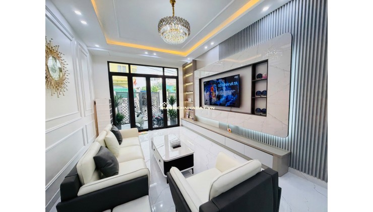 Nhà đẹp gần Vinhomes Imperia Hồng Bàng 4 tầng full nội thất, ô tô đõ cửa