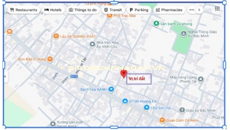 CHÍNH CHỦ BÁN ĐẤT FULL THỔ CƯ 285M2 KHU DÂN CƯ HIỆN HỮU. LH:0984682356.