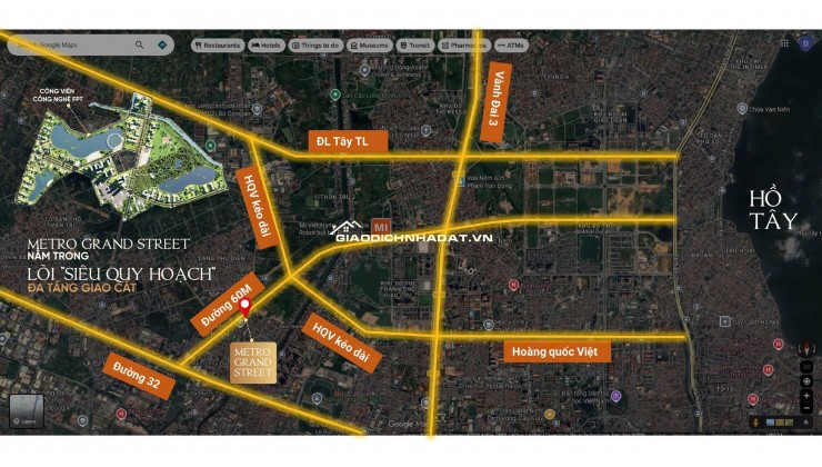 Mở bán nhà phố 2 mặt tiền trung tâm Mỹ Đình, Metro Grand Street