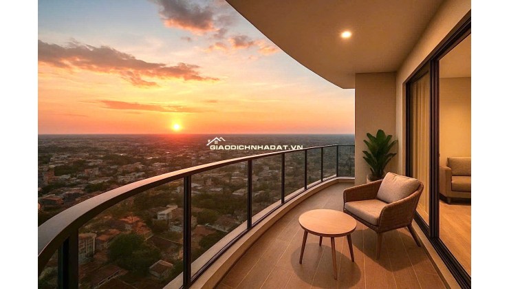 Căn hộ Ecopalace Đăk Lăk 2 phòng ngủ, tầng cao, view hoàng hôn thành phố